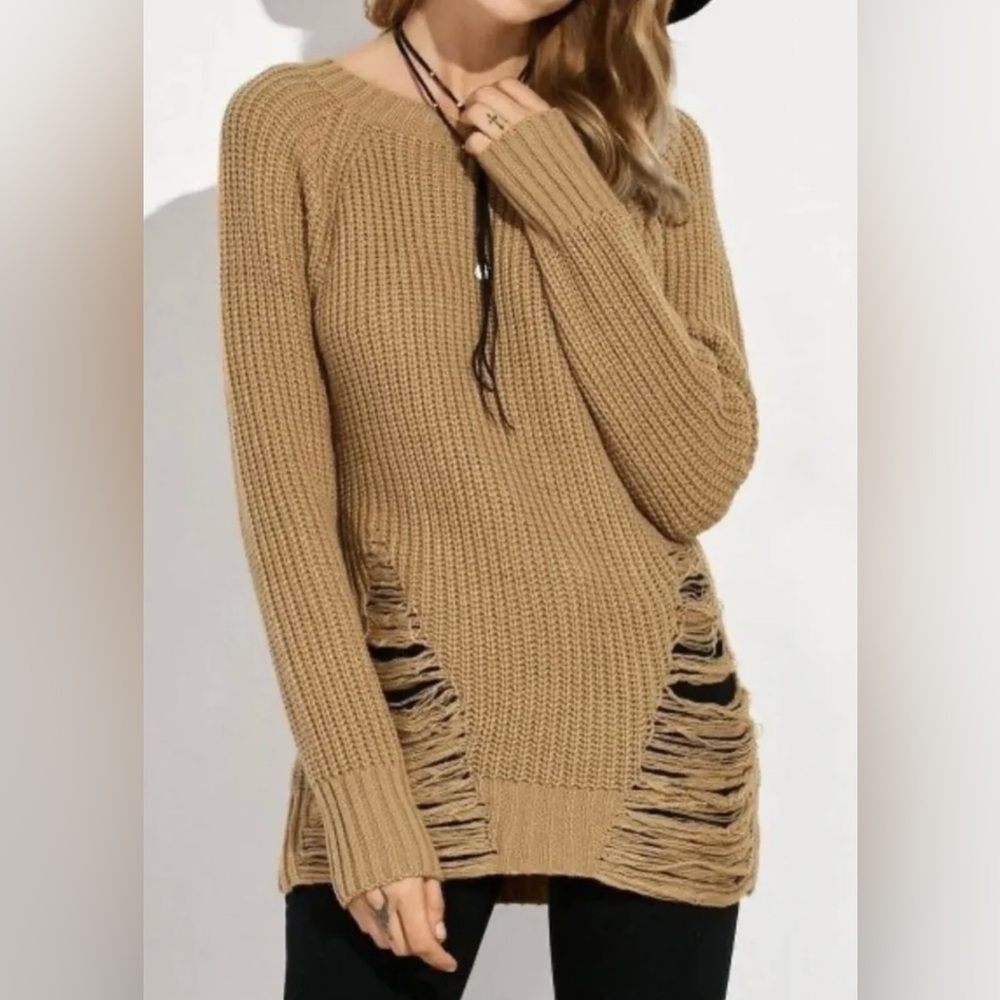 Distressed Sweater
